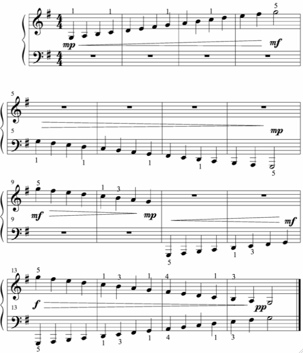 p.98 item 2 Key of G