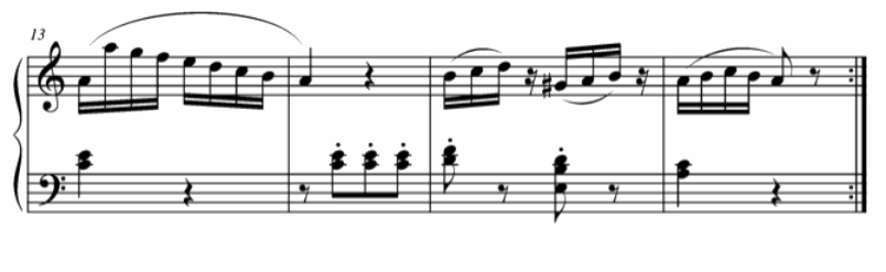 p.134 Etude in A Minor page 2